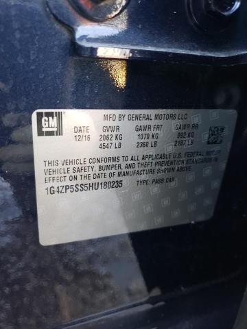 1G4ZP5SS5HU180235 - 2017 BUICK LACROSSE ESSENCE 蓝色 照片 13