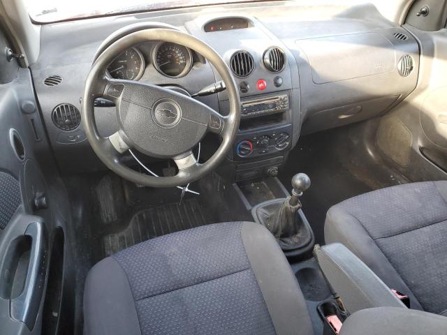 KL1TD66637B745525 - 2007 CHEVROLET AVEO BASE RED photo 8