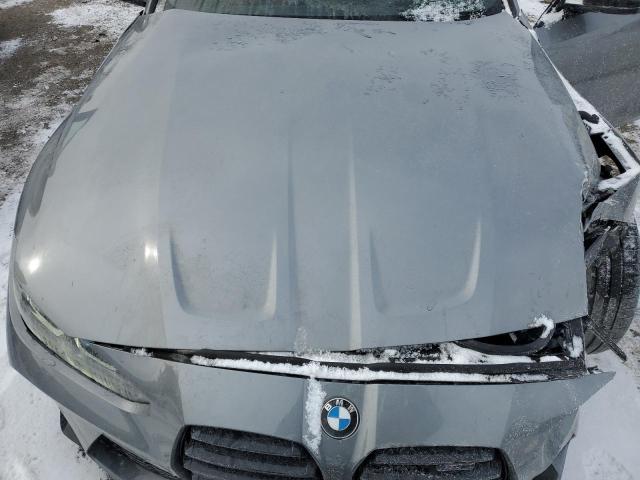 WBS43AY05RFT40007 - 2024 BMW M3 COMPETITION GRAY photo 11