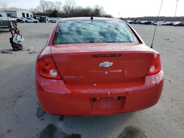 1G1AS58H597226652 - 2009 CHEVROLET COBALT LS RED photo 6