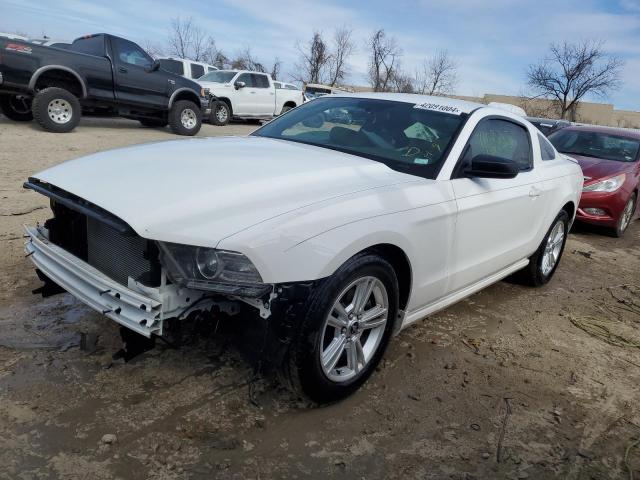 1ZVBP8AM4D5205752 - 2013 FORD MUSTANG WHITE photo 1