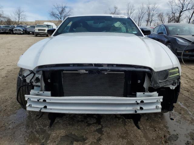 1ZVBP8AM4D5205752 - 2013 FORD MUSTANG WHITE photo 5