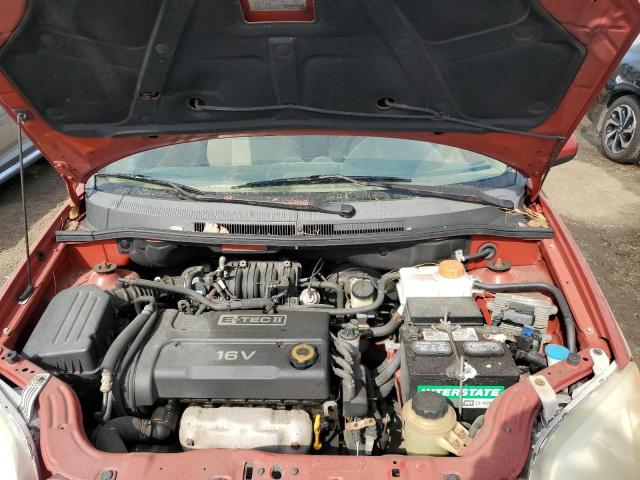 KL1TD566X7B076146 - 2007 CHEVROLET AVEO BASE RED photo 11