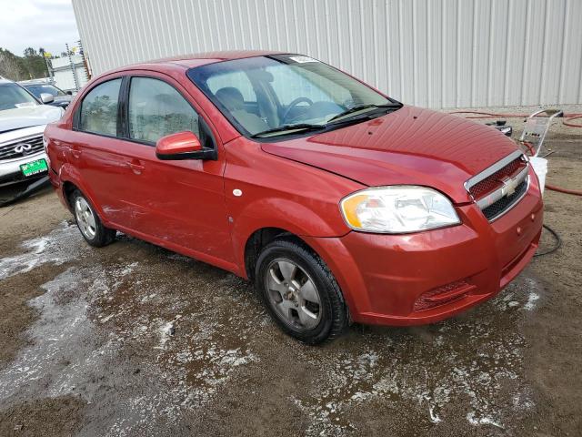 KL1TD566X7B076146 - 2007 CHEVROLET AVEO BASE RED photo 4