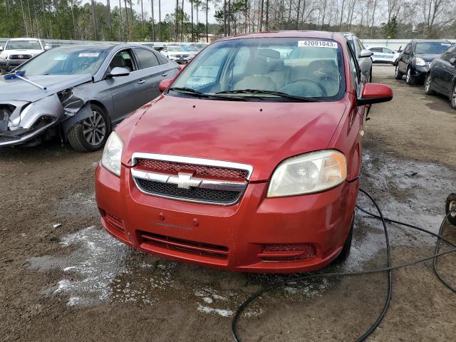 KL1TD566X7B076146 - 2007 CHEVROLET AVEO BASE RED photo 5