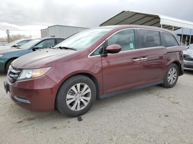 5FNRL5H66GB154700 - 2016 HONDA ODYSSEY EXL BURGUNDY photo 1