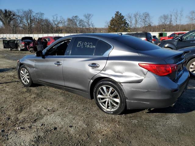 JN1CV7AP7GM201662 - 2016 INFINITI Q50 BASE GRAY photo 2