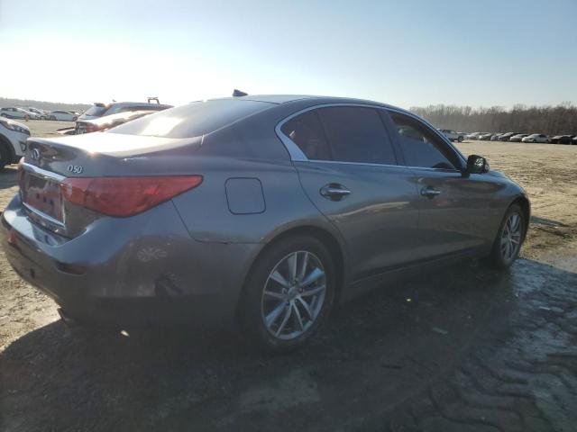 JN1CV7AP7GM201662 - 2016 INFINITI Q50 BASE GRAY photo 3