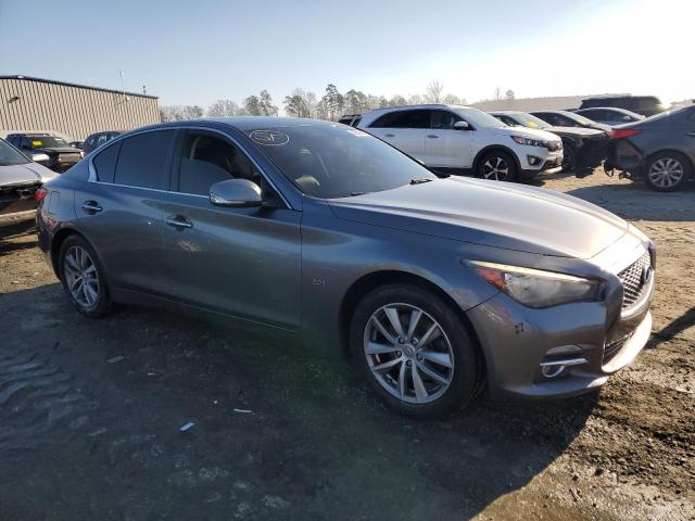 JN1CV7AP7GM201662 - 2016 INFINITI Q50 BASE GRAY photo 4