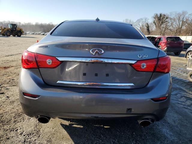 JN1CV7AP7GM201662 - 2016 INFINITI Q50 BASE GRAY photo 6