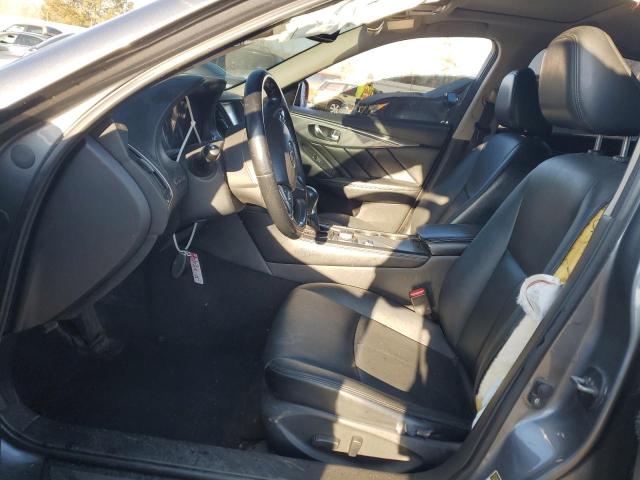 JN1CV7AP7GM201662 - 2016 INFINITI Q50 BASE GRAY photo 7