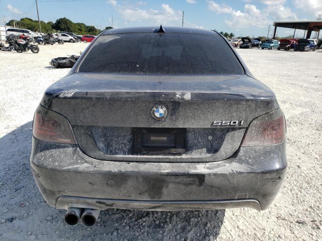 WBANW53518CT52049 - 2008 BMW 550I I BLACK photo 6