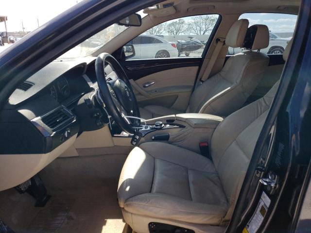 WBANW53518CT52049 - 2008 BMW 550I I BLACK photo 7