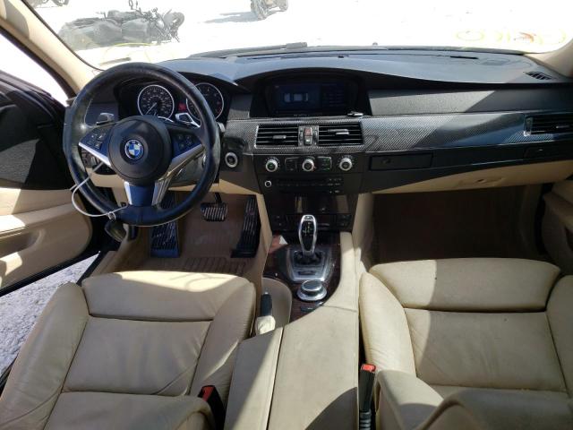 WBANW53518CT52049 - 2008 BMW 550I I BLACK photo 8
