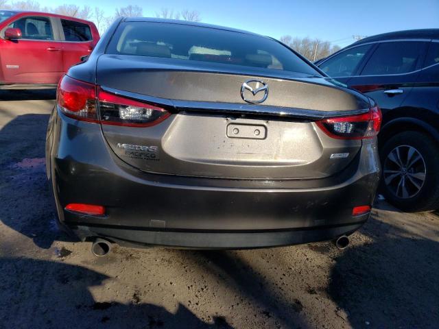 JM1GL1V56H1104496 - 2017 MAZDA 6 TOURING GRAY photo 6