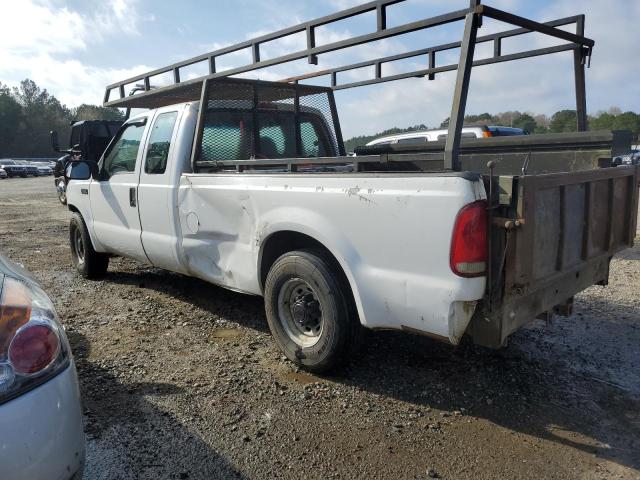 1FTNX20L51EA63669 - 2001 FORD F250 SUPER WHITE photo 2