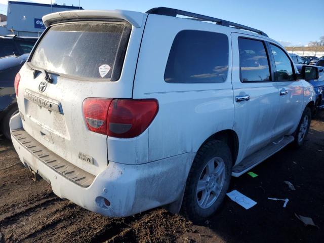 5TDZY68A08S003487 - 2008 TOYOTA SEQUOIA LIMITED WHITE photo 3