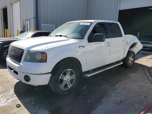 1FTRW12W28KB71975 - 2008 FORD F150 SUPERCREW WHITE photo 1