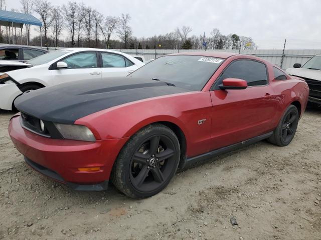 1ZVBP8CH0A5176357 - 2010 FORD MUSTANG GT RED photo 1