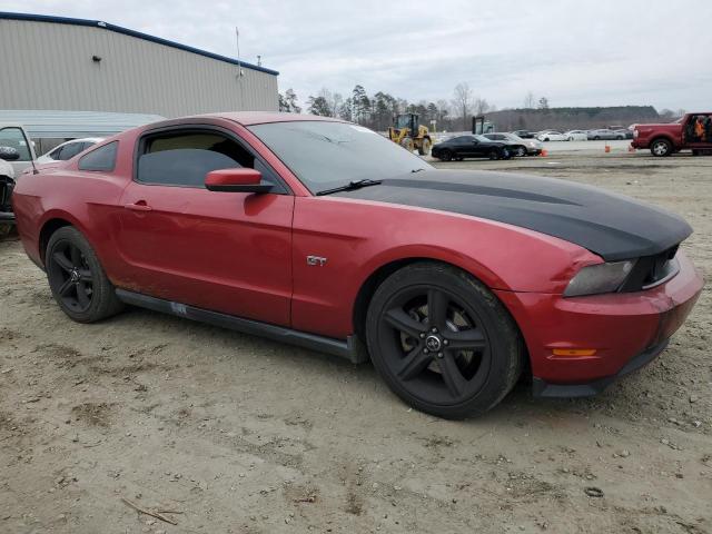 1ZVBP8CH0A5176357 - 2010 FORD MUSTANG GT RED photo 4