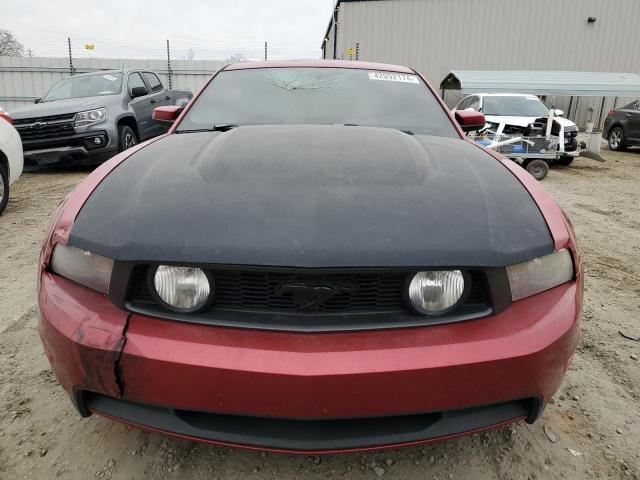 1ZVBP8CH0A5176357 - 2010 FORD MUSTANG GT RED photo 5