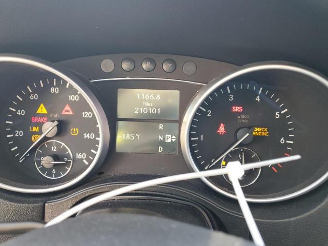 4JGBB8GB9BA759196 - 2011 MERCEDES-BENZ ML 350 4MATIC BLACK photo 9