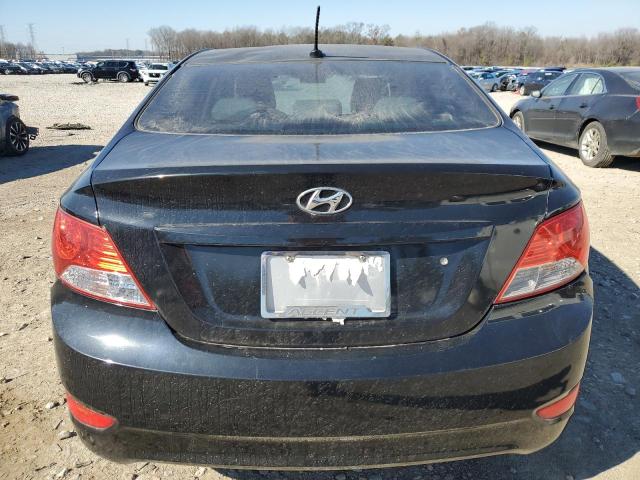 KMHCT4AE5DU429215 - 2013 HYUNDAI ACCENT GLS BLACK photo 6