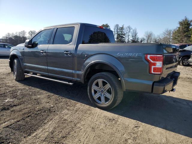 1FTEW1EG6JKF97631 - 2018 FORD F150 SUPERCREW GRAY photo 2