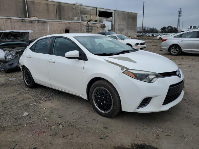 5YFBURHE1FP307435 - 2015 TOYOTA COROLLA L WHITE photo 4