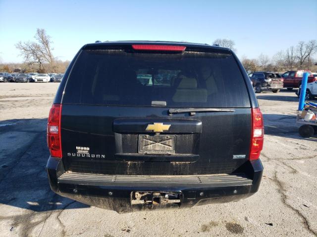 1GNSKJE76CR282957 - 2012 CHEVROLET SUBURBAN K1500 LT BLACK photo 6