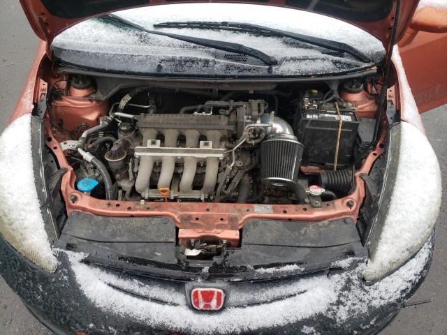 JHMGD38647S053293 - 2007 HONDA FIT S ნარინჯისფერი ფოტო 11