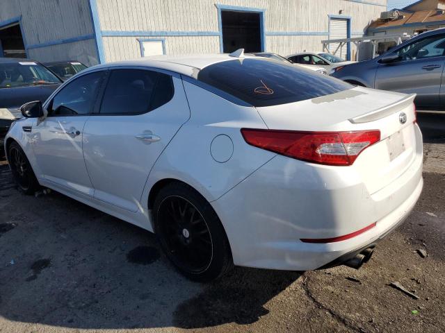 5XXGR4A69CG053734 - 2012 KIA OPTIMA SX WHITE photo 2