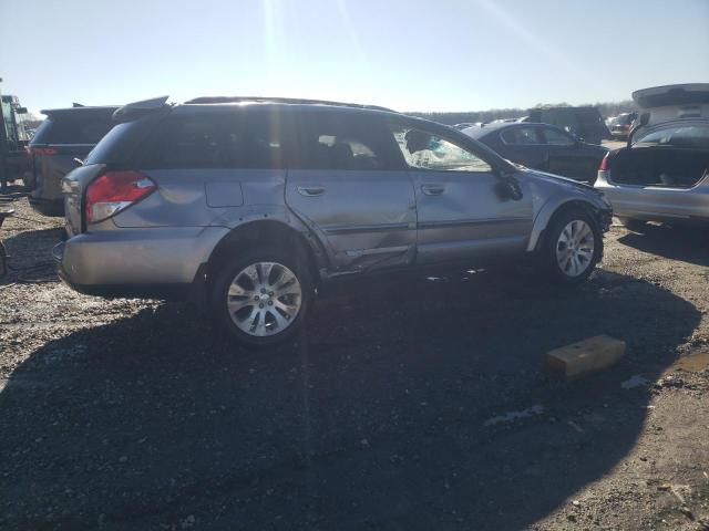 4S4BP66C497339434 - 2009 SUBARU OUTBACK 2.5I LIMITED SILVER photo 3