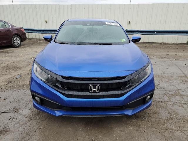 2HGFC2F88LH504677 - 2020 HONDA CIVIC SPORT BLUE photo 5