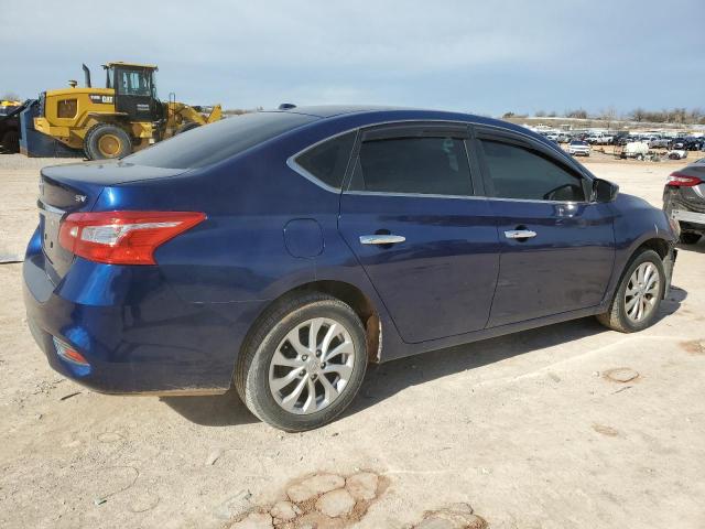 3N1AB7AP0KY323317 - 2019 NISSAN SENTRA S BLUE photo 3