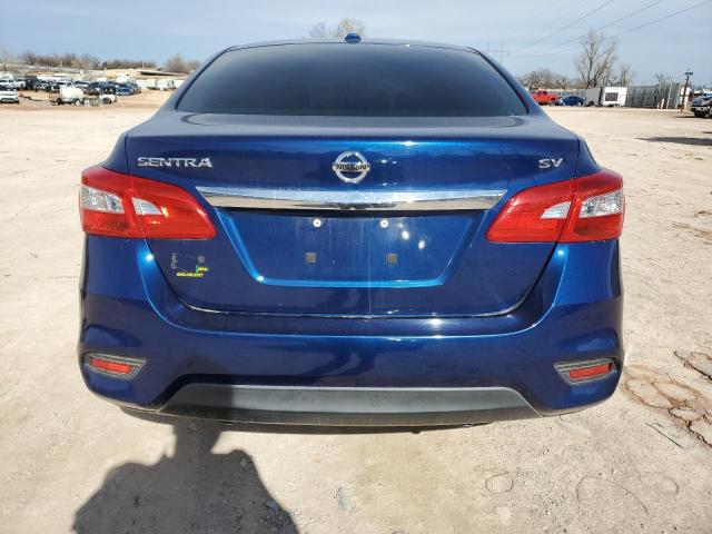 3N1AB7AP0KY323317 - 2019 NISSAN SENTRA S BLUE photo 6