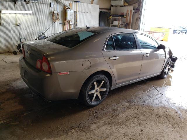 1G1ZE5E75BF332049 - 2011 CHEVROLET MALIBU LTZ ნაცრისფერი ფოტო 3
