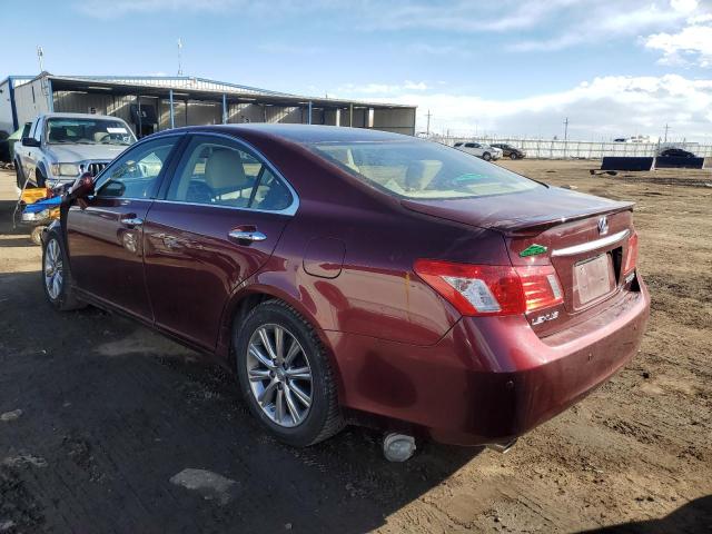 JTHBJ46G572054425 - 2007 LEXUS ES 350 BURGUNDY photo 2