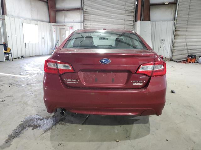 4S3BNAN61F3043282 - 2015 SUBARU LEGACY 2.5I LIMITED BURGUNDY photo 6