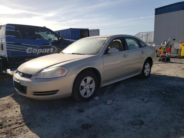 2G1WT57N091106457 - 2009 CHEVROLET IMPALA 1LT GOLD photo 1