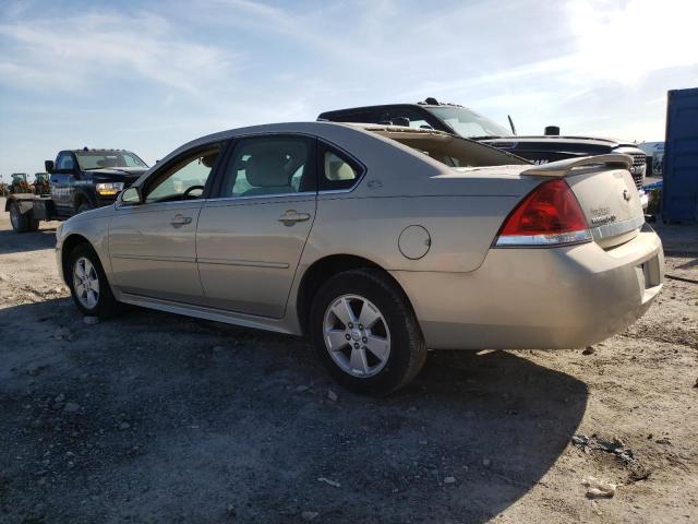 2G1WT57N091106457 - 2009 CHEVROLET IMPALA 1LT GOLD photo 2