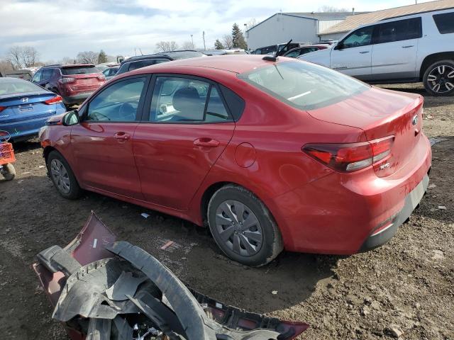 3KPA24AD1LE318597 - 2020 KIA RIO LX RED photo 2