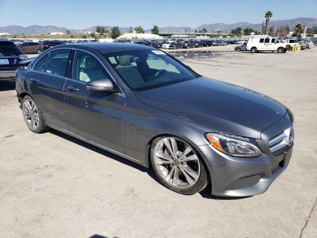 55SWF4HBXJU271185 - 2018 MERCEDES-BENZ C 350E GRAY photo 4