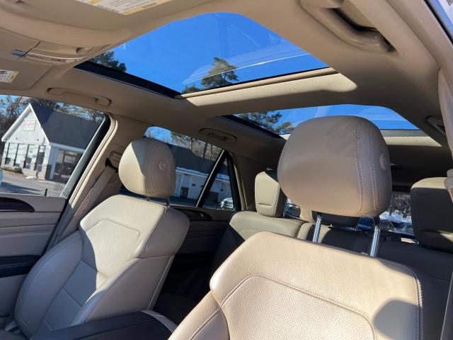 4JGDA5HB7EA353883 - 2014 MERCEDES-BENZ ML 350 4MATIC WHITE photo 9