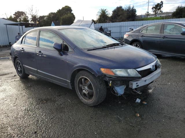 1HGFA16587L010432 - 2007 HONDA CIVIC LX BLUE photo 4