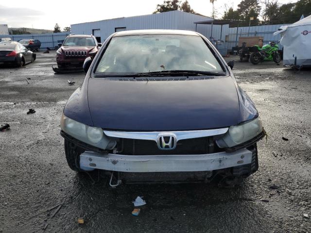 1HGFA16587L010432 - 2007 HONDA CIVIC LX BLUE photo 5