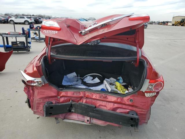 5YFBU4EEXDP097728 - 2013 TOYOTA COROLLA BASE RED photo 6