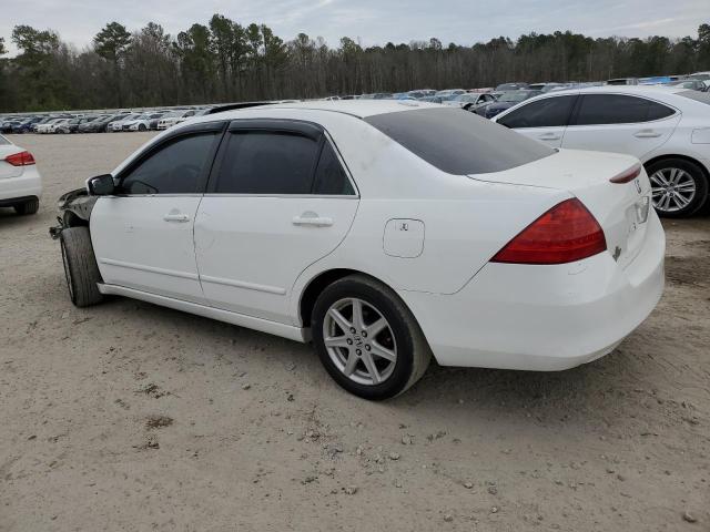 1HGCM56837A078306 - 2007 HONDA ACCORD EX WHITE photo 2