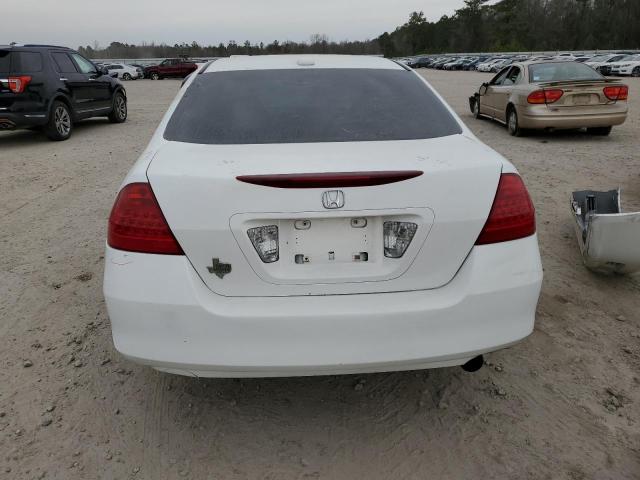 1HGCM56837A078306 - 2007 HONDA ACCORD EX WHITE photo 6