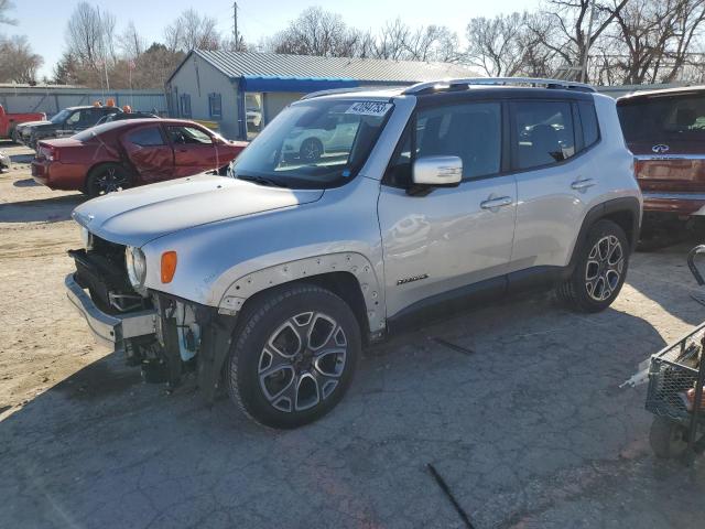 ZACCJADT0FPB52878 - 2015 JEEP RENEGADE LIMITED SILVER photo 1